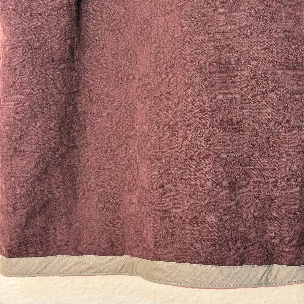 Gudrun Sjoden 100% Organic Cotton Brown Embroidered Vest with Pink Lining - Picture 9 of 16